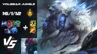 JUNGLE Volibear vs Trundle - EU Challenger Patch 25.S2.3