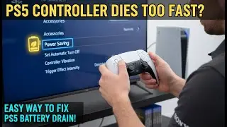 Stop Your PS5 Controller Battery From Dying Too Fast (Easy Fix!) | DualSense Battery Life Tips