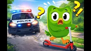 🦉 Police chase for Duolingo's Owl