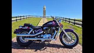 Ride to Kollumerpomp on the Honda Shadow VT1100 C2 ACE