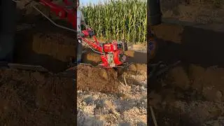 mini power tiller rotary tiiler weeding and ridger machine#agriculture #machine