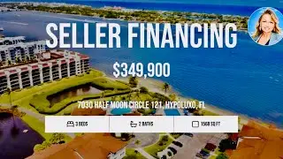 3 BR Palm Beach Florida condo for sale $349,000! Seller Financing available for qualified buyers. 