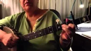 Breaking up Christmas simple clawhammer banjo tune lesson