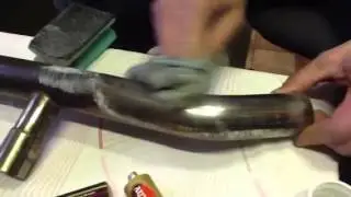 Leštění svodů pomocí Autosol Bluing Remover