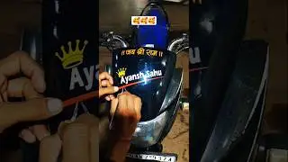 Passion Pro Visor Modified 🔥 Bike Visor Radium Name Design 🥰👑 #ytshorts #modified