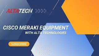 Refurbished Cisco Meraki Equipment - Alta Technologies