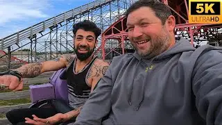 Riding Kentucky&rsquo;s CRAZIEST Coaster! Wind Chaser POV 5K Kentucky Kingdom, KY