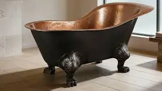 Clawfoot Copper Tub Chinese Style: Bridgerton Bath Full Reveal! 🛁👑✨ | Coppersmith Creations