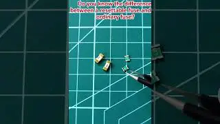 Do you know the difference between a resettable fuse and ordinary fuse. #pcb #pcba #pcbassembly