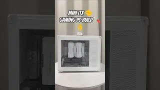 TINY 🤏 but POWERFUL 👑 Mini ITX Gaming PC Build 🔥 | Ryzen 5 9600X + RTX 5060 💥 #pcbuild #gaming #pc