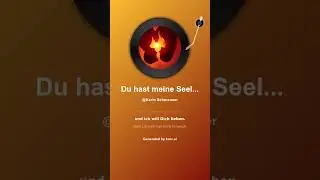 Du hast meine Seele berührt