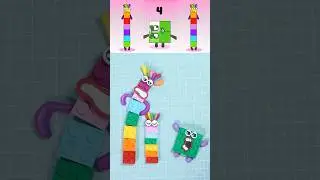 LEGO Sprunki Numberblocks 4, 7 - Baby Seven moment