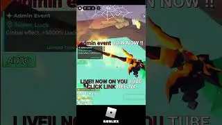 LIVE now on YouTube ROBLOX FISH IT admin event #roblox  #fishit  #shorts  #viral