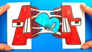 How To Draw CRAZIEST ALPHABET LORE Transformations. Drawing Tutorial Fantastic Surprise Fold DIY