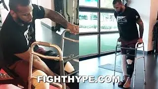THIAGO SANTOS REHABBING KNEE TORN UP IN JON JONES LOSS; BEGINS ROAD TO RECOVERY