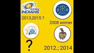 IPL WINNERS LIST FROM 2008 TO 2022 #shorts #shortvideo #viralvideo