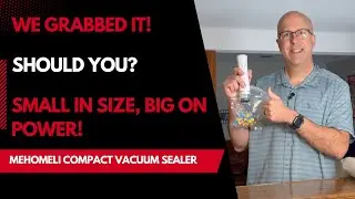 Mehomeli Compact Vacuum Sealer - Small In Size, Big On Power!