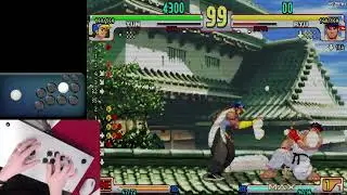 3rd Strike Yun Stick Cam Demonstration (Daipan loop, Kara palms, etc)