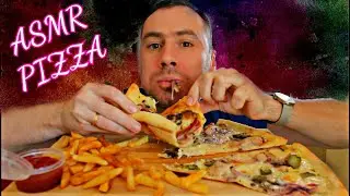 АСМР/ПИЦЦА ПО-РУССКИ, КАРТОШКА ФРИ/МУКБАНГ/ASMR RUSSIAN PIZZA/MUKBANG / Eating show / 먹방