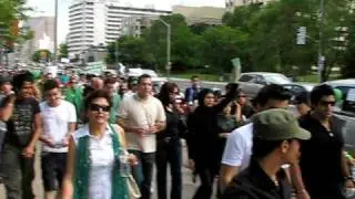 Iranian protest in Toronto