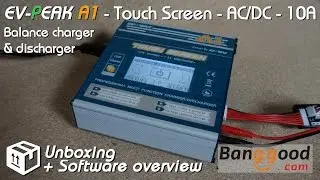 &bull;  EV PEAK  - A1 10A 100W charger - Unboxing & software overview &bull;