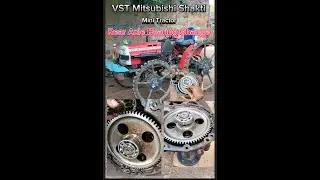 🚜🛠️ VST Mitsubishi Shakti Mini Tractor Rear Axle Bearing Change 🛠️🚜 Rear Axle Oil Seal Change 🛠️🚜