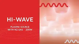 HI-WAVE - Plasma source with N2 gas at different pressures