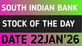 SOUTH INDIAN BANK STOCK LATEST NEWS 22JAN'26/SOUTH INDIAN BANK SHARE LATEST ANALYSIS WITH TARGET 