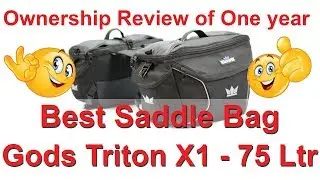 Gods Triton X1 - 75 Ltr Saddlebag -  Ownership review of One year.