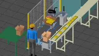 Off-line programming (3D simulation) with 