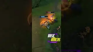OLAF VS WARWICK LVL1 LEAGUE OF LEGENDS BASIC ATTACKS #leagueoflegends