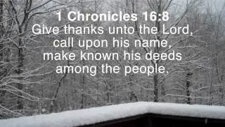 1 Chronicles 16:8 KJV Give Thanks