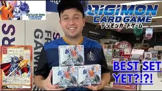 *Early Opening* Digimon BT5 Battle of Omni Pre release and box break!