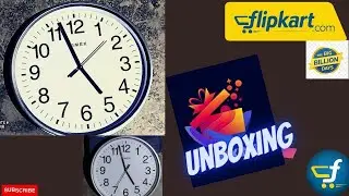TIMEX Wall clock watch unboxing 🔥⏲️ TIMEX analog 30.5 cm X 30.5 cm wall clock with Glass ⏲ 🔥⏲️