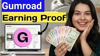Gumroad l Gumroad se paise kaise kmaye l Gumroad earning proof l gumroad tutorial hindi