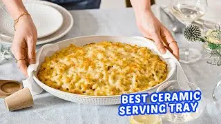 LE TAUCI Serving Bowls, Large Oval Platters | Best Ceramic Serving Tray for Dinner