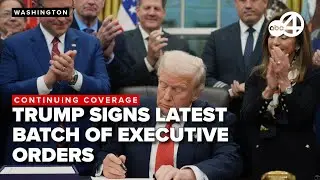 LIVE: President Trump & First Lady sign executive order 