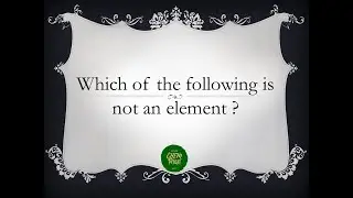 Which of the following is not an element ?