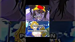 Poseidon Vs. Shiva || #whoisstrongest #1v1 #recordofragnarok #shuumatsunovalkyrie #poseidon #shiva