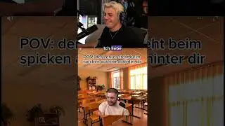 Papaplatte reagiert auf witziges Video😂 #papaplatte #funnyvideo #trymacs #streamer #schule