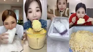 Asmr squeaky freezer frost bites ❄️ || yy flavored ice || soft ICE BITES || ICE EATING ASMR