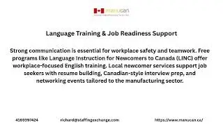 Launching a Manufacturing Career in Canada for Newcomers