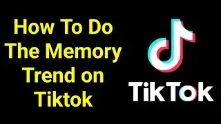 How To Do The Memory Trend on Tiktok - 2022 | How to do the echo a.k.a how a memory sounds trend