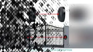 For Gates Doors Windows External Positioning Alarm Single Beam Infrared Radiation Sensor Barrier