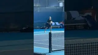 #cincinnatiopen #tennis Ben Shelton practicing at the Cincinnati open #fyp #chicagotennis ￼