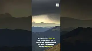 Formation of Mountain Ranges and Their Climate Impact #shorts