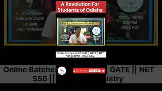 Batch Announced Soon for IIT JAM GATE CSIR NET OPSC SSB PGT -CHEMISTRY #exam #pgt #tgt #teaches