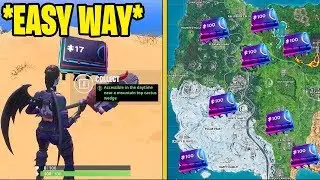 ALL FORTBYTES LOCATIONS *EASY WAY* From 1-100 Fortnite - Part 1/3