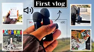 My first vlog|one year journey|gadgets for beginner as a content creator creators|bikeriding journey