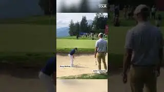 Rory Mcilroy gives Justin Timberlake a bunker lesson ⛳️